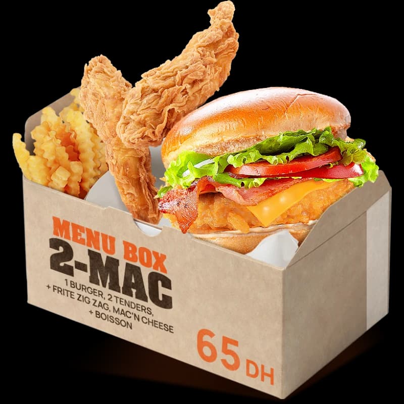 Menu Box 2-MAC — Combos, 212 Chicken